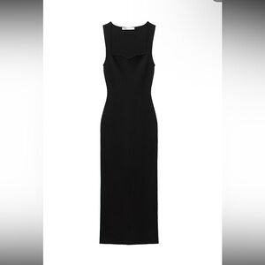 Zara Black Midi Dress